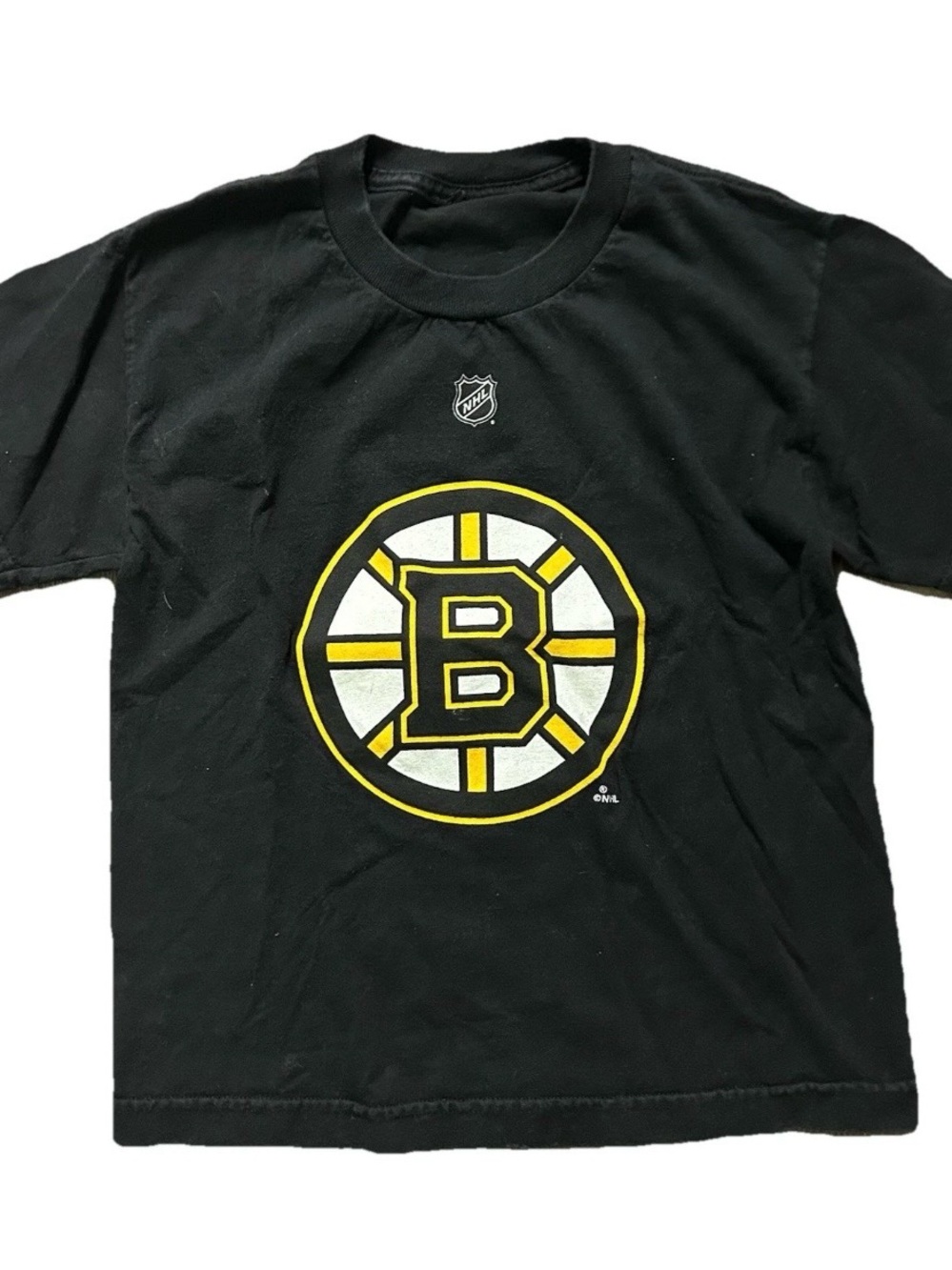 Youth Boston Bruins Black Short Sleeve T Shirt Lucic Size Medium (8)